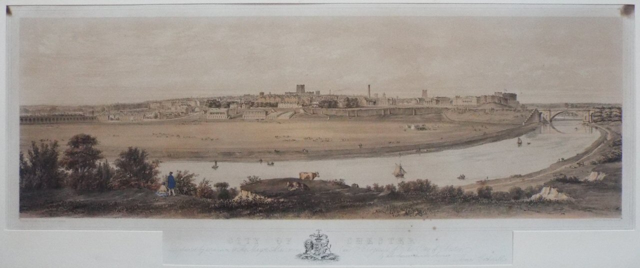 Lithograph - City of Chester - Sumner